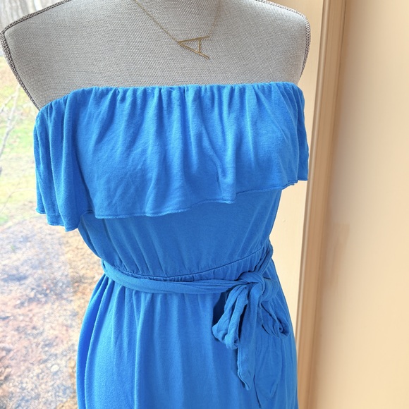 Old Navy Summer Tube Tunic Mini dress Medium in Blue - Picture 2 of 7